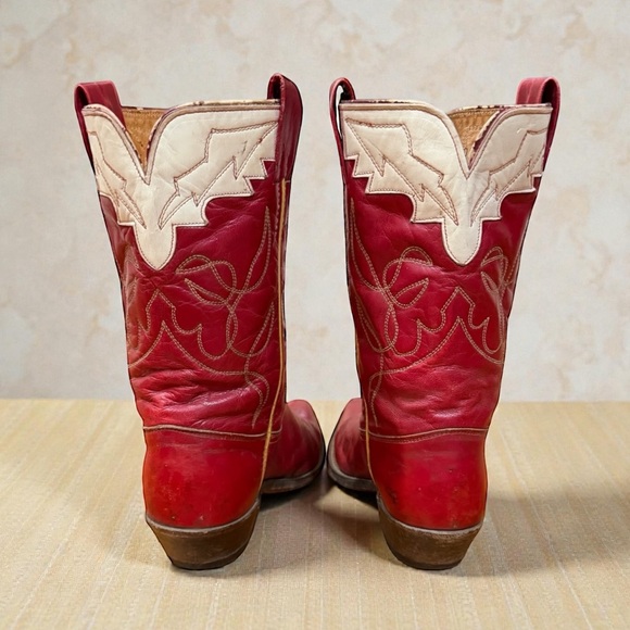 1960s • Frye Western Boots • Women’s 6 M Vintage Cowboy Boots - Picture 5 of 6